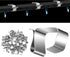 Hooks for outdoor lighting - 50 pieces - Hooks - Christmas light hooks - Christmas light clips - Cable clips - Christmas light hooks - Suitable for outdoor Christmas lights, kitchen lights, etc. - Stainless steel hooks