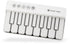Mini Keyboard Piano - Piano for Kids - Toys for Children - Educational Toys - Portable Pocket Piano - White