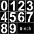 Number Stencil Set - Address Stencils 0-9 - Reusable Plastic Number Stencils - Cake Stencils - Paint by Number Stencils 6 inch