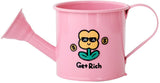 Casting Kettle - Iron Garden Small Household Casting Kettle - Bucket - Tulip - Pink