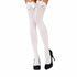 Socks - White bow knee socks - White - 2 pairs