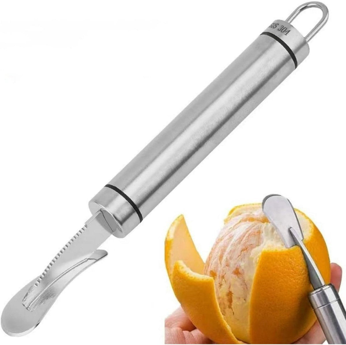 Orange Peeler - Stainless Steel Slicer - Paring Knife - Fruit Tools - Kitchen Gadgets