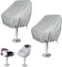 Seat Covers - Waterproof Outdoor Seat Covers for Pontoon Boats, Captain&