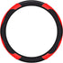 Steering wheel cover - car handle cover - non-slip handle cover - black and red - elastic steering wheel cover