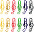 Paperclips - Note Shape - Metal Paperclips - Office Supplies - Folders - Writing Instruments - 100 Pieces