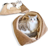 Dog Bed - Cat Bed - Dog Mat - 2-in-1 Warm Cat Bed - Pet Bed - Cat Sofa - Cat - Soft and Fluffy - 70*50cm