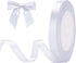 Gift Wrap Ribbon - 22mm Off-White Satin Ribbon - 10mm Wide - Suitable for Gift Wrapping, Valentine&