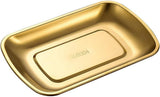 Snackbox Deli Box - Simple stainless steel snack bowl - Fruit and vegetable bowl (gold)