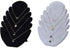 Set of two - Necklace display rack with 5 compartments - Velvet fabric - for hanging necklaces and storing jewelry