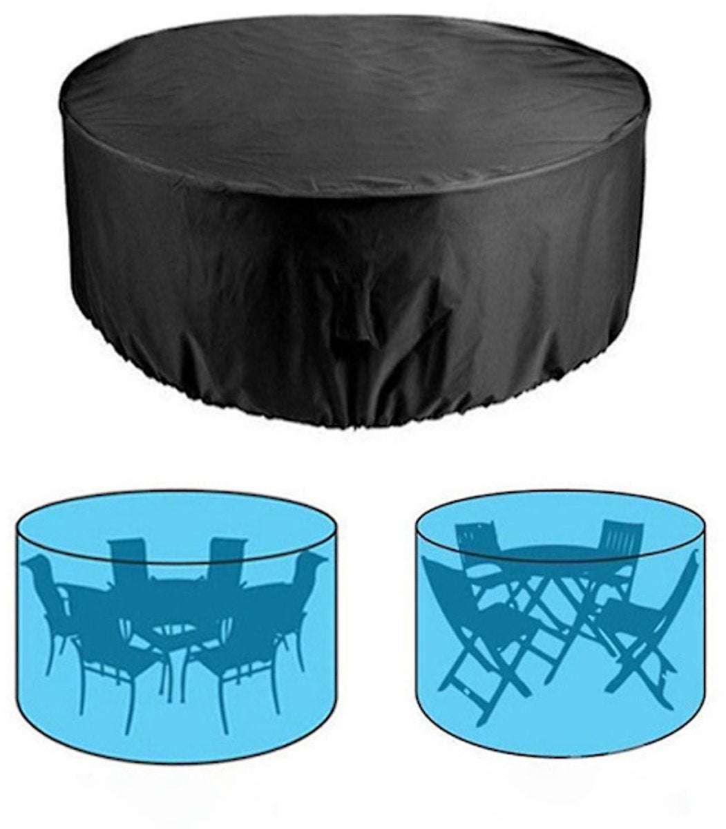 Dust Cover - Round Patio Table, Waterproof Cover - Anti-Fading Furniture Cover - (227 * 100 cm)