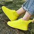 Overshoes - 1 Pair - Waterproof Silicone Overshoes - Reusable, Non-slip, Suitable for Outdoor Activities (Yellow - Size L)