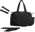 Tennis Bag - Tennis Backpack - 42L with Shoe Compartment - Sports Bag - Waterproof Racket Bag - Protective Racket Compartment - Portable as a Shoulder Bag - Black