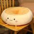 Round Seat Cushion - Round Chair Cushion - Donut Seat Cushion - Cute and Soft Decorative Cushion - Cartoon Design - Suitable Chairs for Bedrooms, Schools and Offices - 38*38*14cm (Smile Style)
