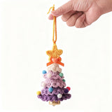 Christmas Decorations - Crochet Christmas Tree Bell Decorations - Small Christmas Decorations - Car Decorations - Style B