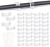 Transparent Cable Clips Self-Adhesive – Cable Organizer – 120 pieces – Cable Tray – Cable Ties – Cable Lock – Desk Organizers – Organizer – Cable Trays – Cable Management – Clips – Ties