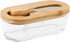Airtight Containers - Airtight Containers with Butter - Airtight Containers with Cheese - With Butter Knife - Unbreakable Glass Food Containers - With Silicone Sealing Ring - Kitchen Butter Container (Type A)