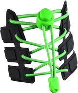 Sneaker Laces 120CM suitable for Sneakers - Elastic laces without a tie - Suitable for students and adults - With strong buckle and quick-release function (Fluorescent Green)