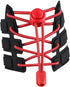 Sneaker Laces 120CM suitable for Sneakers - Elastic laces without a knot - Suitable for students and adults - With strong buckle and quick-release function (red)