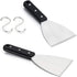 Spatulas - Pan Scrapers 2-Piece Set - For Food Processing and Cleaning - Perfect for Teppanyaki Flat Top Grills Indoor and Outdoor