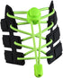 Sneaker Laces 120CM suitable for Sneakers - Elastic laces without a tie - Suitable for students and adults - With strong buckle and quick-release function (Fluorescent Yellow)