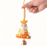 Christmas Decorations - Crochet Christmas Tree Bell Decorations - Small Christmas Decorations - Car Decorations - Style G