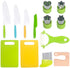 13-Piece Knife Set - Child-Friendly Plastic Kitchen Utensils - Suitable for boys and girls ages 4 and up (Style E)