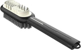 Shoe Brush - 2-in-1 Matte Shoe Brush - Soft Cleaning Brush - Silicone Brush - Provides optimal care for suede and leather shoes.