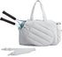 Tennis Bag - Tennis Backpack - 42L with Shoe Compartment - Sports Bag - Waterproof Racket Bag - Protective Racket Compartment - Portable as a Shoulder Bag - Gray
