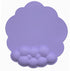 Mouse Pad - Mouse Pad with Wrist Rest - Ergonomic Mouse Pad - Mouse Pad with Leather Surface, Suitable for Computers, Laptops, Office, Home and Travel, with Non-Slip Bottom - Purple