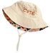Baby Hat - Reversible Summer Hat - Summer Hat with Embroidered Letters - Size 52
