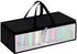 Cap Storage Bag | Set of 2 Storage Bag / Storage Sleeve - for baseball caps and other caps | Cap Organizer with 2 Handles for Closet | Moisture Protection - Black
