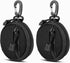 Storage Bag - Accessory Organizer - Compact Wallet for Daily Use - Suitable for Travel, Sports, Running, Camping and Other Indoor and Outdoor Activities - Set of 2 (Black)