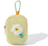 Storage Bag - Cute Mesh - Flowers - Keychain Wallet - Headphone Bag - Pendant Storage Bag - Multifunctional - Yellow