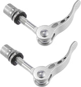 2pcs M6*65mm Aluminium Alloy Bicycle Seat Post Quick Release Pin Seatpost Skewer Bolt Silver Tone
