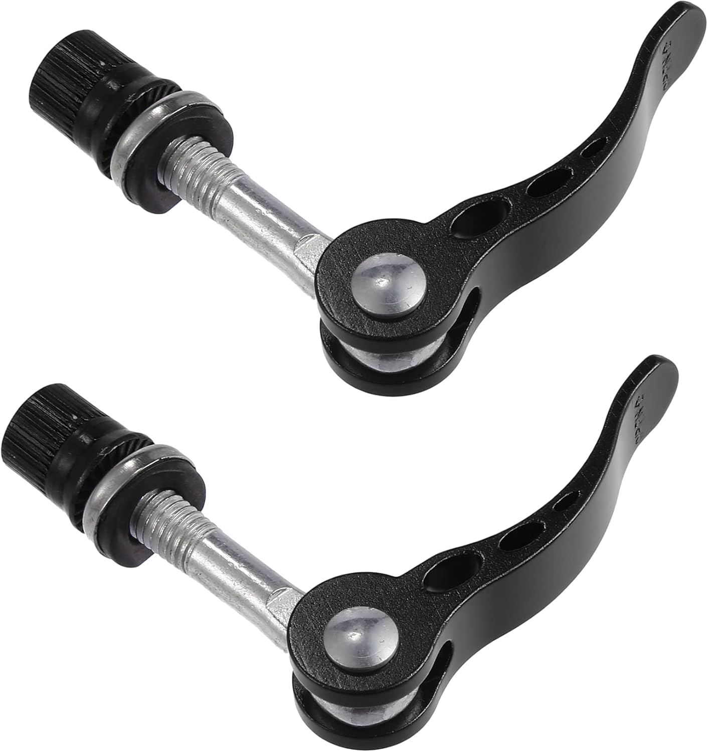 2pcs M6*65mm Aluminium Alloy Bicycle Seat Post Quick Release Pin Seatpost Skewer Bolt Black