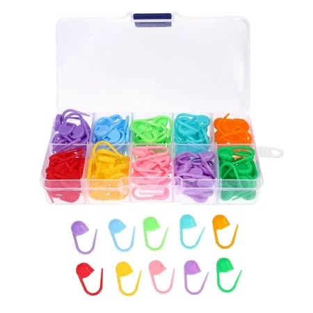 130-piece stitch markers - multifunctional - knitting markers - crochet clips