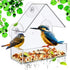 Transparent - House-shaped - Birdhouse - With weatherproof function