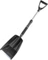 Folding Snow Shovel - Large Capacity | Lightweight & Portable - Wide Snow Clearing Range with Ergonomic D-Shaped Handle and Aluminum Blade - Snow Shovel for Outdoors, Cars, Gardens, Camping, Driveways（Black）