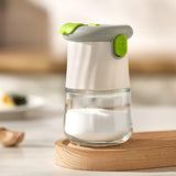 Spice Jars - Storage Containers for Herbs and Spices in the Kitchen - Measuring Cups for Herbs - Household Jars for MSG and Salt - Multifunctional Measuring Cups for Herbs in the Kitchen (White)