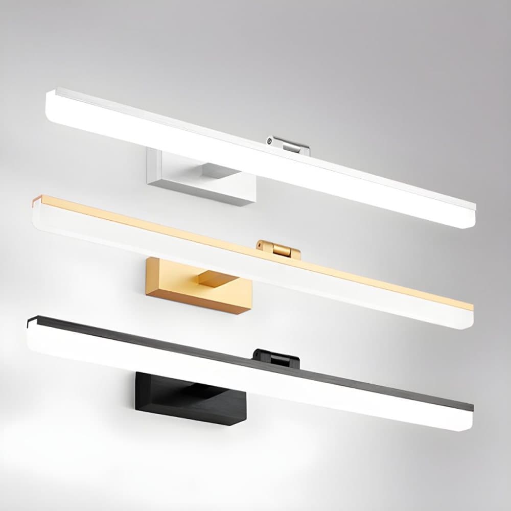 Wall light LED for mirror, wall light 40 cm for bathroom, wardrobe and toilet(Black)