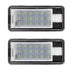 2pcs Car LED Number HOP-LPL0114 License Plate Lamp Bulb Kit for Audi A3 S3 A4 S4 B6 B7 A6 C6 S6