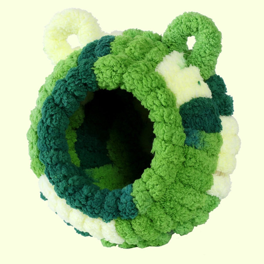 Birdhouse - Indoor Bird Nest - Plush Bird Nest - Winter Bird Nest - Comfortable Nest - Suitable for birds, parrots, hamsters and other small pets (Forest)