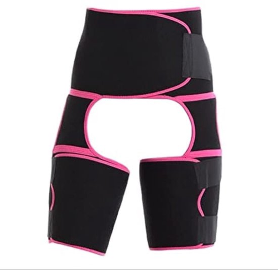 Unisex - Hip and groin support - Hip joint brace - Relief band - Suitable for both legs (pink, XL)