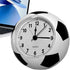 Football Alarm Clock - Silent Non-Ticking Desk Clock | Kids Bedside Clock | Cute football design, easy-to-read analog display, perfect for kids&