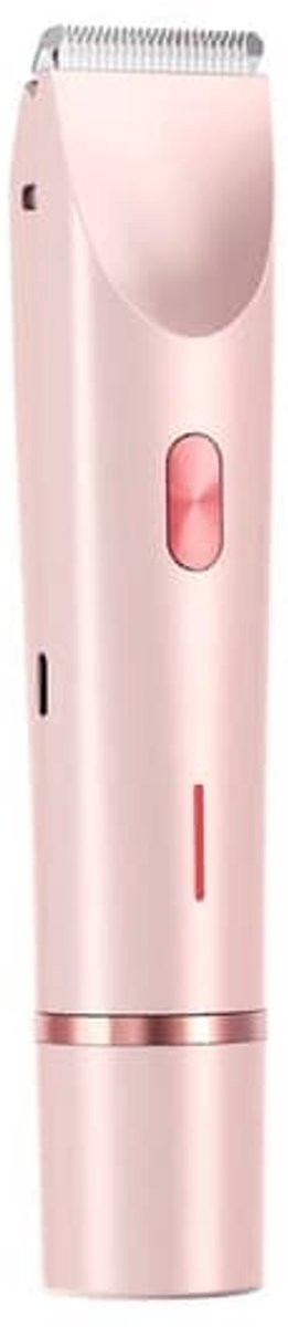 Women's Trimmer - Waterproof Electric Shaver - C-Type - Pink - 2-in-1