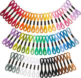 Embroidery thread - Cross stitch thread for adults and beginners - 50 colours embroidery thread - for embroidery and DIY crafts - 8 metres (6 strands) multi-coloured - 50 pieces
