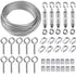 30M/2mm stainless steel wire set with M5 tensioner for plants, clotheslines and railings