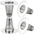 Bathroom Drain Filters - For 1.2-1.6 Inch Drain Holes - Small 1 Inch Conical Stainless Steel Filter - Pack of 4