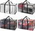 Large Moving Boxes & Storage Bags - Extra Large Moving Boxes with Backpack Straps, Zippers & Handles - Sturdy & Durable for Student Rooms - 4-Pack