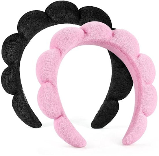Headband - for face washing or facial care - Headband - Soft cosmetic headband for face washing, facial mask and skin care